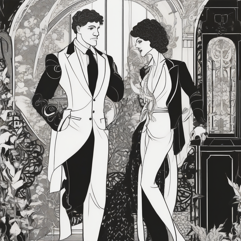 Characters: Ruslan, male, 28 years old, sharply dressed in a modern suit, a fast-talking New Yorker type. A Rwandan woman, female, 40s, in a business suit, serious and direct. Action: Ruslan receives a photo from the Rwandan woman in his dressing room. He looks shocked and confused, while the woman stares at him intently. Setting: A backstage dressing room in a TV studio, with a makeup mirror and bright lights. The atmosphere is tense and uncertain.
