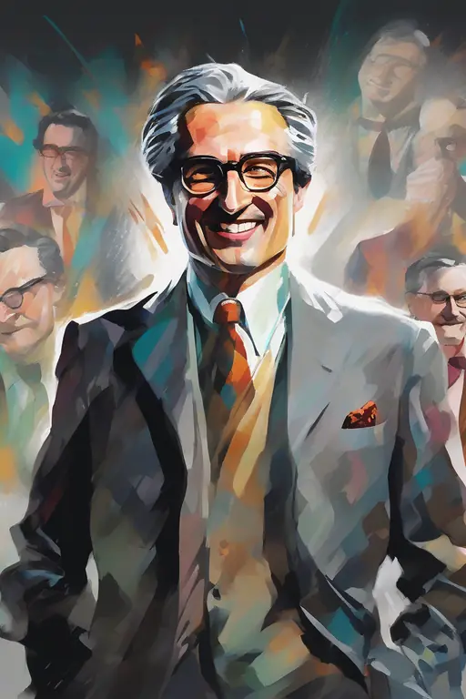 Characters: Ruslan, male, 35 years old, dark hair, warm smile, wearing a suit. Professor Ignatov, male, 60 years old, gray hair, glasses, wearing a tweed jacket. Mystery Figure, gender ambiguous, unknown age, wearing a dark cloak. Action: Professor Ignatov tackles the Mystery Figure while Ruslan watches in shock. Setting: A late-night television studio, with desks, chairs, cameras, and dim emergency lighting.